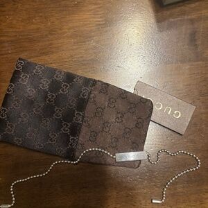 Vintage Gucci sterling silver bracelet